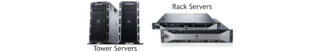 Tower and Rack servers from Dell Computer